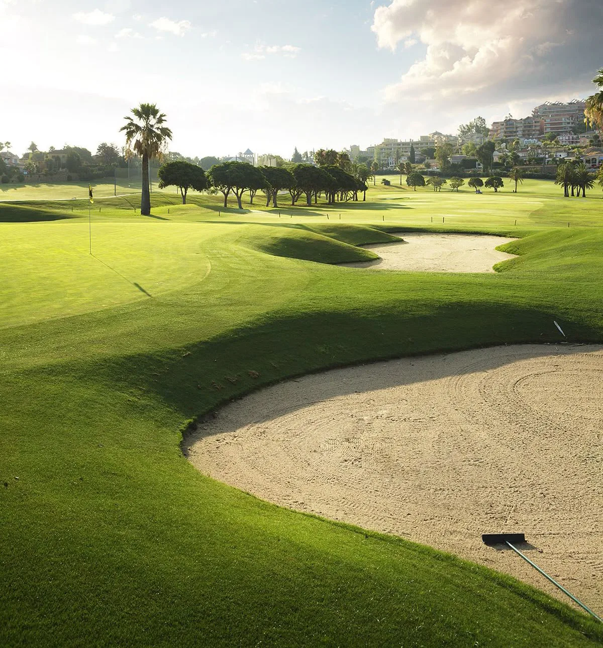 Golf course near Lake Como