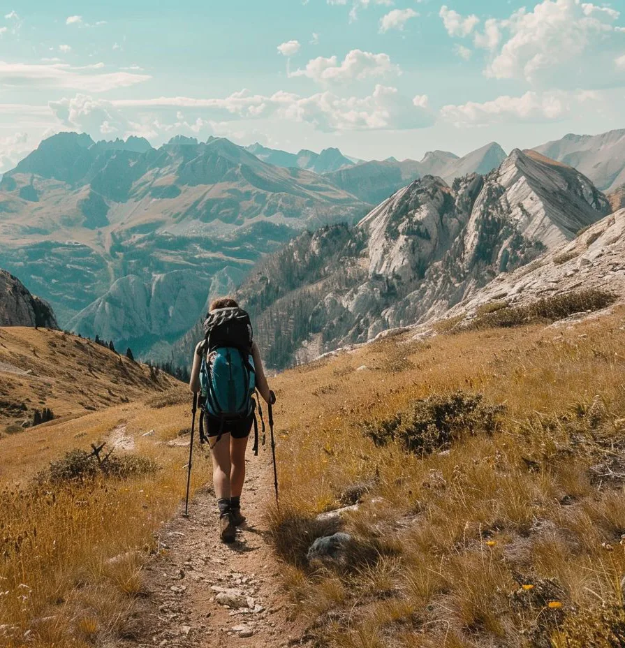 Hiking trails above Lake Como