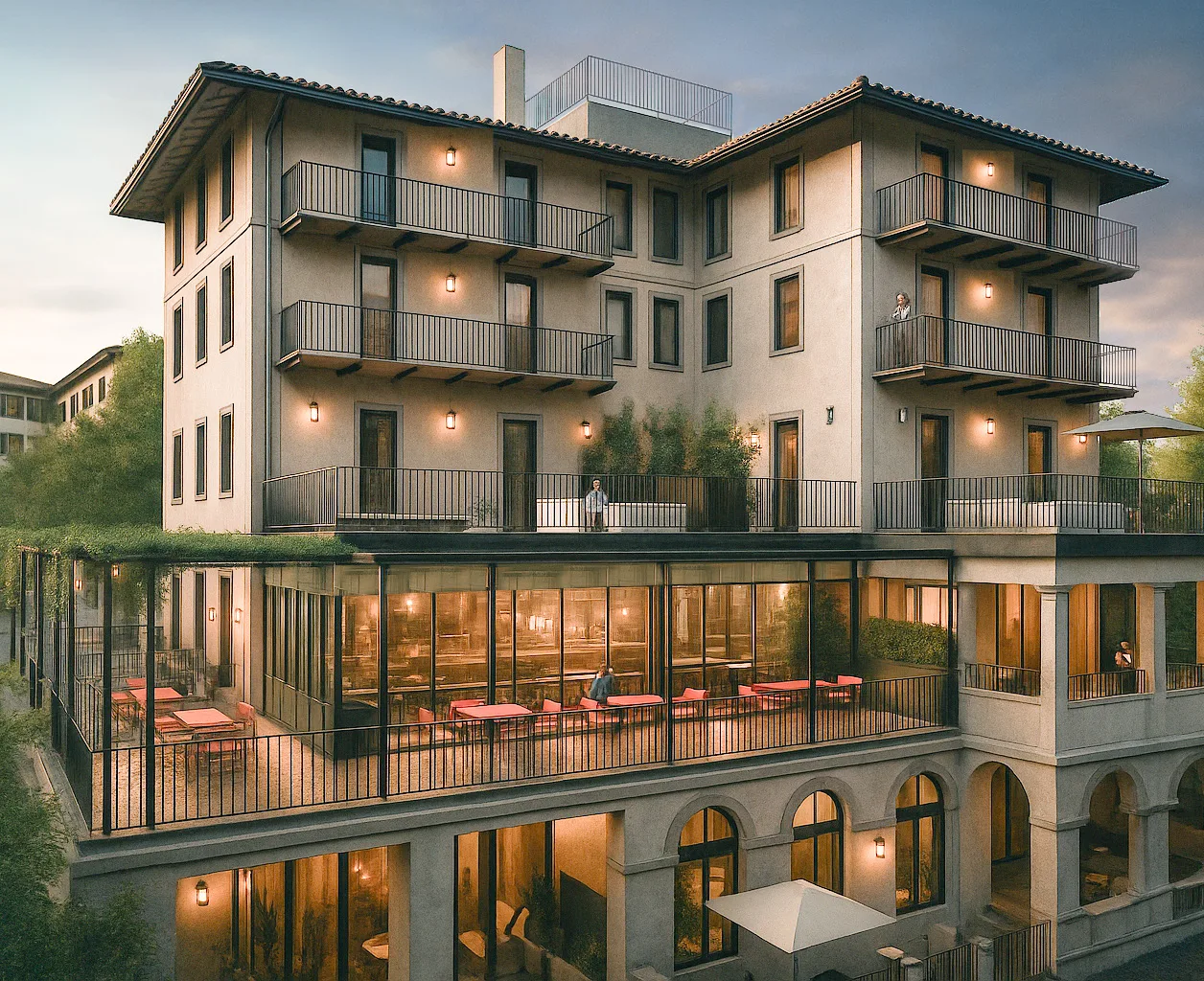 Residenze Belvedere building in Civenna
